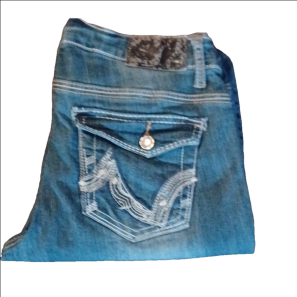 SIZZLE JEANS, WOMENS SIZE 9.